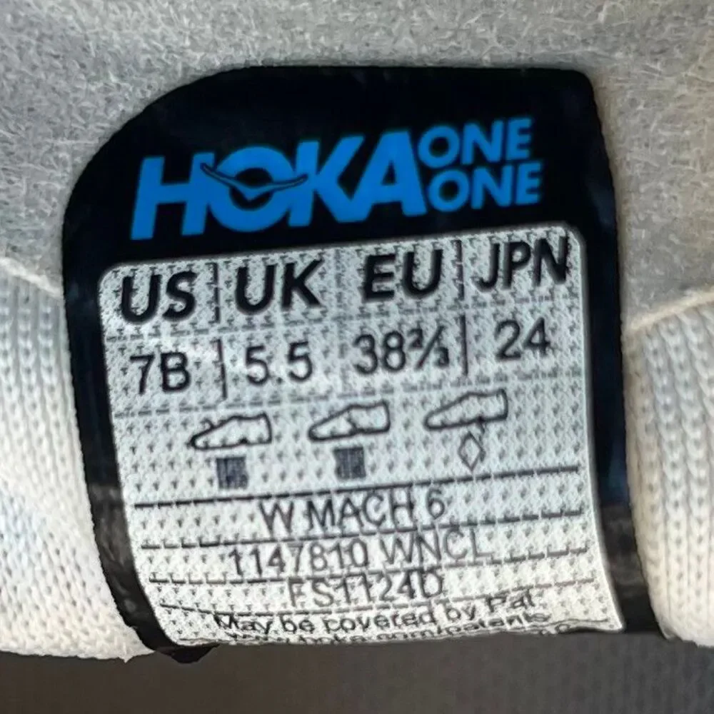 HOKA Mach 6 Sneakers | 1147810-WNCL | Women's 7 B